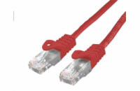 C-TECH kabel patchcord Cat6, UTP, červený, 5m