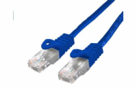 C-TECH kabel patchcord Cat6, UTP, modrý, 1m