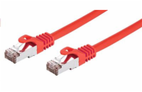 C-TECH kabel patchcord Cat6, FTP, červený, 2m