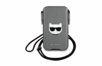 Karl Lagerfeld Choupette Head Saffiano PU Pouch L Grey Stylová a praktická kapsa pro váš smartphone s logem světoznámé módní značky Karl Lagerfeld. Chrání telefon před poškozením a je i skvělým módní