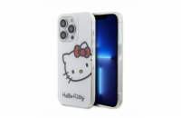 Hello Kitty IML Head Logo Zadní Kryt pro iPhone 13 Pro, bílá Představujeme vám prémiový kryt Hello Kitty - dokonalá kombinace stylu, ochrany a pohodlí pro váš telefon!