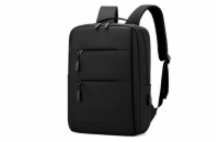 DeTech Batoh pro notebook Power Backpack BP-03, 15.6", černá Praktický batoh s mnoha přihrádkami a externím výstupem USB pro nabíjení dalšího příslušenství