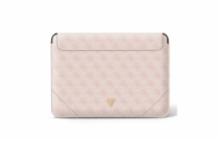 Guess 4G Triangle Logo Computer Sleeve 13/14" Pink Noste své zařízení v moderním originálním Guess designovaném příslušenství, z vysoce kvalitních materiálů