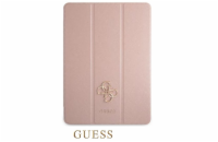 Guess Saffiano Folio Pouzdro pro iPad Pro 12.9 Pink Noste své zařízení v moderním originálním Guess designovaném příslušenství, z vysoce kvalitních materiálů