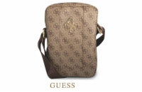 Guess pouzdro 10" hnědé 4G velké kovové logo Noste své zařízení v moderním originálním Guess designovaném příslušenství, z vysoce kvalitních materiálů