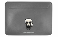 Karl Lagerfeld Saffiano Ikonik Computer pouzdro 13/14" Silver Noste své zařízení v moderním originálním Karl Lagerfeld designovaném příslušenství, z vysoce kvalitních materiálů