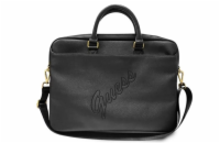 Guess PU Saffiano Vintage Script počítačová taška 15/16" černá Noste své zařízení v moderním originálním Guess designovaném příslušenství, z vysoce kvalitních materiálů