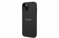 Guess PU Leather Saffiano Zadní Kryt pro iPhone 14 Black Guess prémiový ochranný kryt telefonu s motivem Guess, který nejen že váš telefon perfektně ochrání, ale také svým povedeným designem a použit