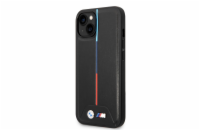 BMW M Tricolor Stripe Zadní Kryt pro iPhone 14 Plus Black BMW prémiový ochranný kryt telefonu vyrobený z kombinace kvalitních a odolných materiálů, které perfektně chrání Váš telefon.