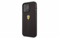 Ferrari PU Leather Perforated Zadní Kryt pro iPhone 14 Pro Red Ferrari prémiový ochranný kryt telefonu vyrobený z kombinace kvalitních a odolných materiálů, které perfektně chrání Váš telefon.