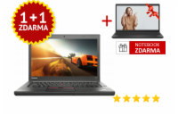 Lenovo ThinkPad T450 Intel Core i5-5300U 2.30 GHz, 240 GB SSD, 8 GB, 14 palců, 1600 x 900 px, Intel HD Graphics 5500, Webkamera, WIFI, Windows 10 Professional