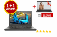 Lenovo ThinkPad T450 Intel Core i5-5300U 2.30 GHz, 180 GB SSD, 8 GB, 14 palců, 1600 x 900 px, Intel HD Graphics 5500, Webkamera, WIFI, Windows 10 Professional, Vady: mírné estetetické vady