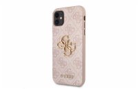 Guess PU 4G Metal Logo Zadní Kryt pro iPhone 11 Pink Guess prémiový ochranný kryt telefonu vyrobený z kombinace kvalitních a odolných materiálů, které perfektně chrání Váš telefon.