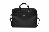 Guess Saffiano Triangle Logo Computer Bag 15/16" Black Luxusní pouzdro značky GUESS vyrobené z kvalitní EKO kůže určené pro notebooky o velikosti 15" až 16" vás jistě zaujme jemně texturovaným povrch