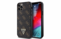 Guess PU Leather 4G Triangle Metal Logo Zadní Kryt pro iPhone 12/12 Pro Představujeme Guess PU Leather 4G Triangle Metal Logo - dokonalý obal pro váš telefon, který spojuje praktičnost, eleganci a oc