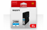 Canon CARTRIDGE PGI-2500XL C azurová pro Maxify iB4050, iB4150, MB5050, MB5150, MB5155, MB5350, MB5450, MB5455 (1755str)