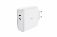 TRUST MAXO 65W 2P USB-C CHARGER WHT