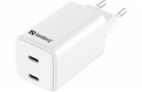 Sandberg AC Charger Dual USB-C PD65W EU