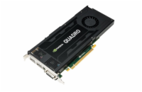 HP NVIDIA Quadro K4000 3GB Profesionální grafická karta s grafickým čipem NVIDIA Quadro K4000 z rodiny Kepler, 768 stream procesorů architektury NVIDIA CUDA, 3GB GDDR5 pamětí, 192bitové rozhraní, Ope