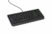 Genesis herní klávesnice THOR 230/TKL/RGB/Outemu Brown/Drátová USB/US layout/Černá