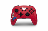 PowerA Enhanced Nabíjecí bezdrátový herní ovladač pro Nintendo Switch - Super Mario Here We Go