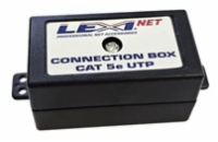 LEXI-Net Spojovací box MINI UTP Cat5E narážecí, černá