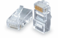 Konektor RJ45 CAT5E UTP 8p8c pro drát 100ks bal.