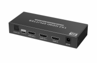 PremiumCord HDMI 2.1 splitter 1-2 porty, 8K@60hz, 4K@120Hz, 1080p, HDR+