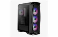 AEROCOOL skříň Aero One Frost ML G, Mid tower, 2x USB 3.0, 2x audio, 4x 120mm RGB Fan, bez zdroje