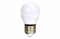 Žárovka LED E27 6W miniGLOBE bílá studená SOLIGHT WZ419-1