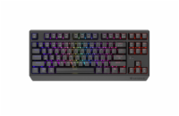 GENESIS herní klávesnice THOR 230/TKL/RGB/Outemu Silent Lemon/Bezdrátová USB + Bluetooth/US layout/Č