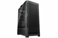 COUGAR PC skříň AIRFACE Black Mid Tower Mesh Front Panel 1 x 120mm Fan TG Left Panel Black