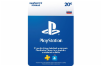 PlayStation Live Cards 20 EUR Hang pro SK PS Store