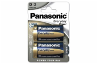 Panasonic Alkalická baterie LR20EPS/2BP Everyday Power (Blistr 2 ks)