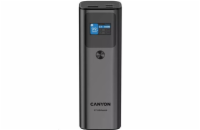 CANYON powerbanka PB-2010, 27000mAh, 2x USB-C 140W PD3.1, 1x USB-A QC 3.0, display, tmavě šedá