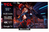 TCL 55C745 SMART TV 55" QLED/4K UHD/Full Array LED/144Hz/4xHDMI/USB/LAN/GoogleTV