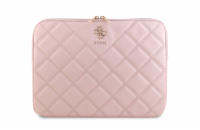 Guess PU Quilted 4G Metal Logo Obal na Notebook 13/14" Pink Guess PU Quilted 4G Metal Logo Taška na Telefon se zipem je perfektní taška přes rameno.