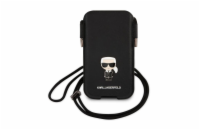 Karl Lagerfeld Saffiano Metal Logo PU Pouch L Black Stylová a praktická kapsa pro váš smartphone s logem světoznámé módní značky Karl Lagerfeld. Chrání telefon před poškozením a je i skvělým módním d