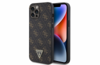 Guess PU Leather 4G Triangle Metal Logo Zadní Kryt pro iPhone 12 Pro Max Black Představujeme Guess PU Leather 4G Triangle Metal Logo - dokonalý obal pro váš telefon, který spojuje praktičnost, elegan