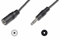 Digitus Audio 3,5 mm Stereo prodlužovací kabel 3m