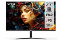 CHiQ 27" UltraSlim monitor 27F650R FHD, 100 Hz, Frameless, repro, černý