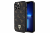 Guess PU Leather 4G Triangle Metal Logo Zadní Kryt pro iPhone 13 Pro Max Black Představujeme Guess PU Leather 4G Triangle Metal Logo - dokonalý obal pro váš telefon, který spojuje praktičnost, elegan