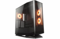 COUGAR PC skříň FV270 Black Mid tower tempered curved glass perimeter quick detachable air filters up to 9 fans