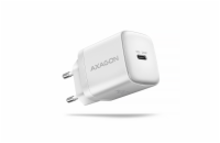 AXAGON ACU-PD20W, nabíječka do sítě 20W, 1x port USB-C, PD3.0/PPS/QC4+/AFC/Apple, bílá