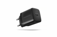 AXAGON ACU-PD20, nabíječka do sítě 20W, 1x port USB-C, PD3.0/PPS/QC4+/AFC/Apple, černá