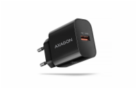 AXAGON ACU-QC18, nabíječka do sítě 18W, 1x port USB-A, QC3.0/AFC/Apple, černá