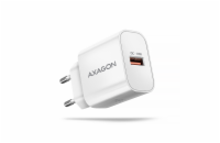 AXAGON ACU-QC18W, nabíječka do sítě 18W, 1x port USB-A, QC3.0/AFC/Apple, bílá