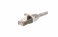 NETRACK BZPAT0256F patch cable RJ45 snagless boot Cat 6 FTP 0 25m grey