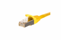 NETRACK BZPAT15FY patch cable RJ45 snagless boot Cat 5e FTP 15m yellow