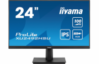 iiyama ProLite/XU2492HSU-B6/23,8"/IPS/FHD/100Hz/0,4ms/Black/3R